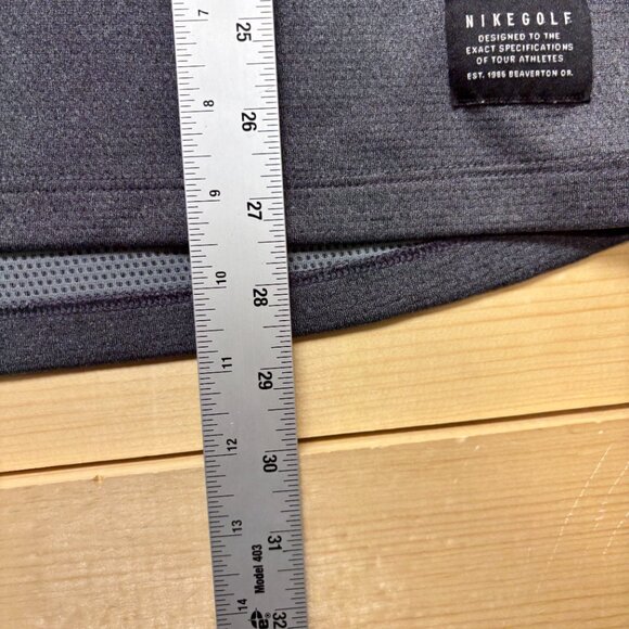 Minnesota Vikings Shirt Mens Large Gray Pullover 1/4 Zip Nike Dri Fit - Picture 8 of 12